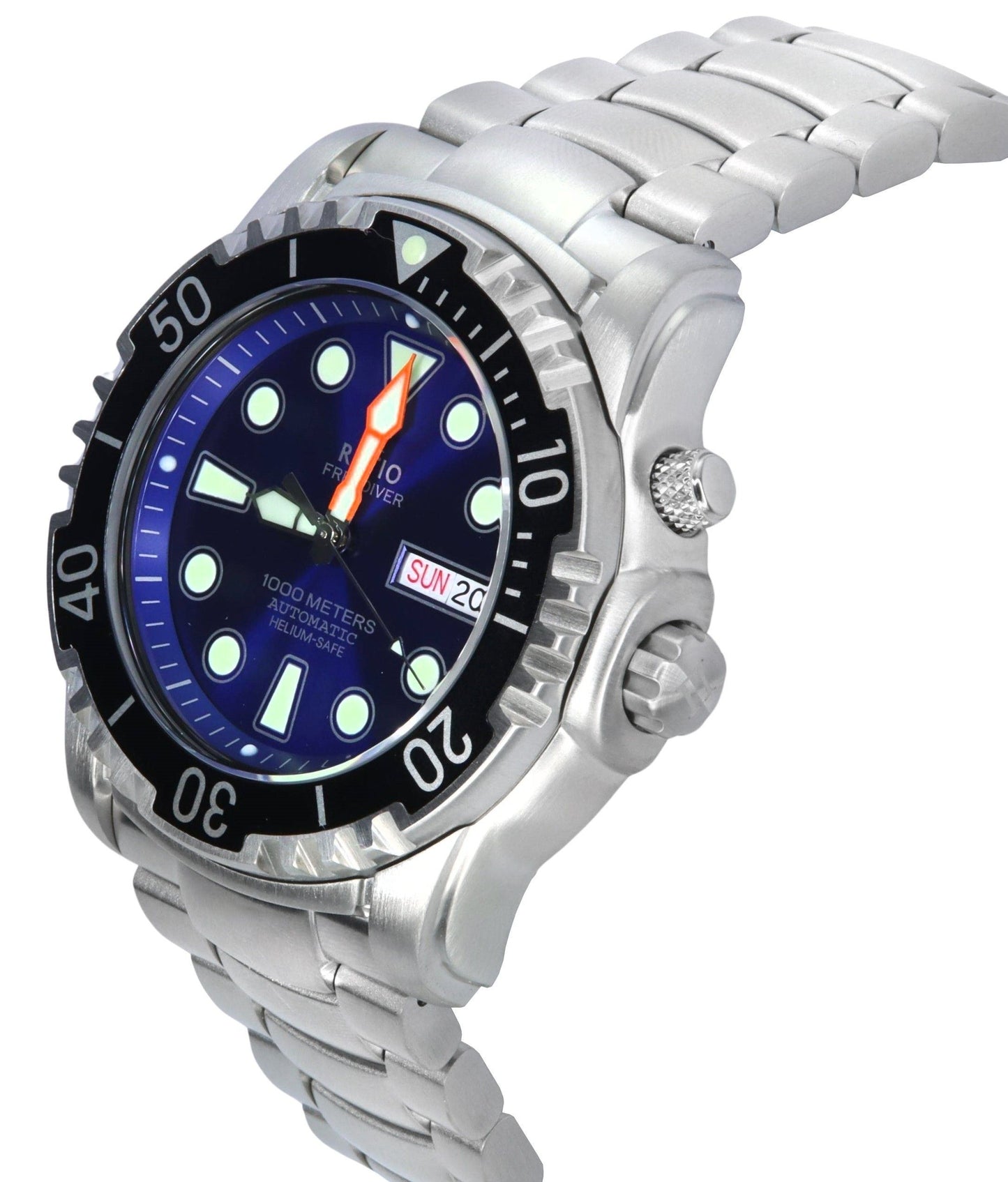 Ratio FreeDiver Helium-Safe 1000M Sapphire Automatik 1068HA96-34VA-BLU Herrenuhr