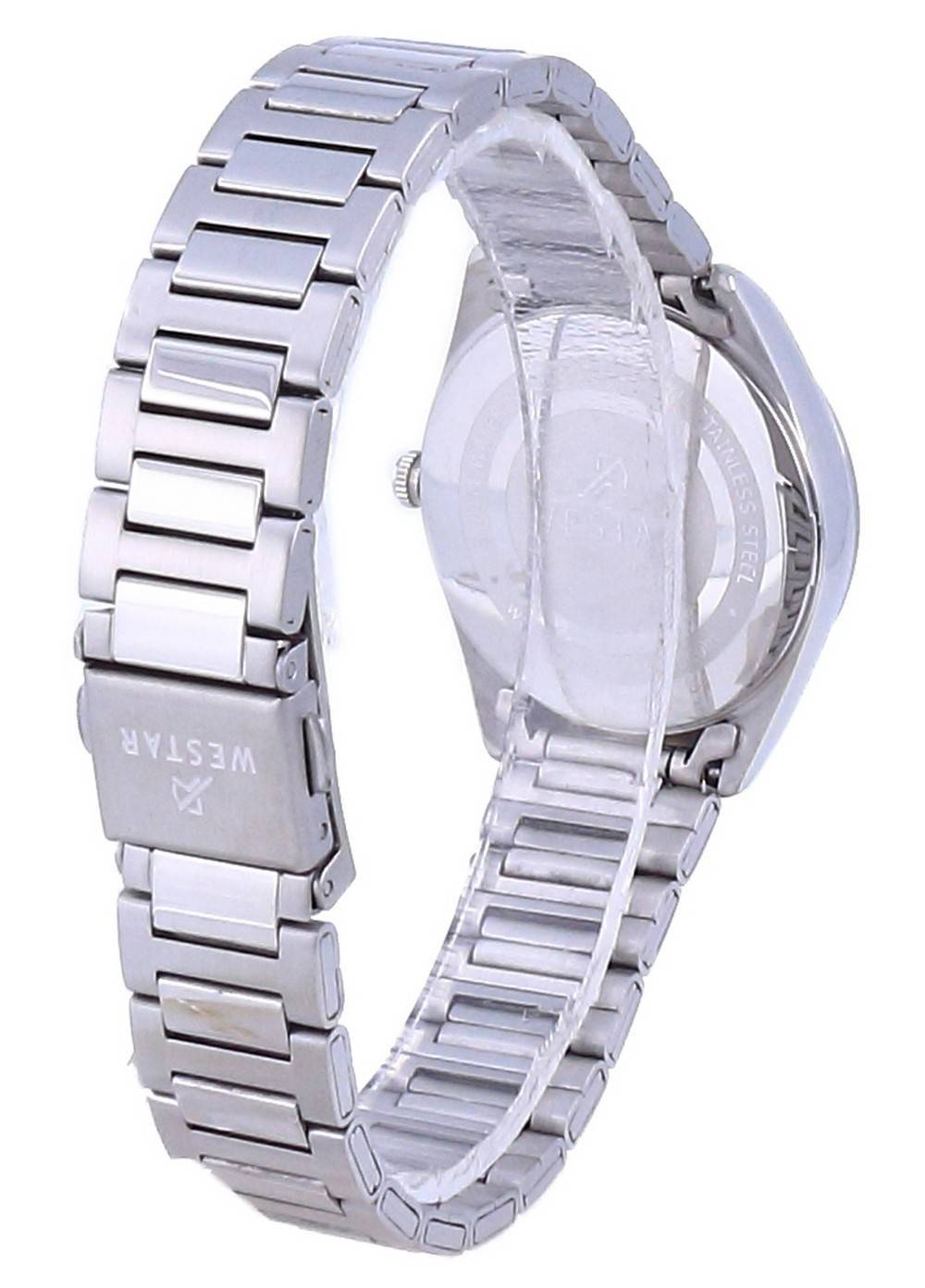 Westar Blaues Zifferblatt Edelstahl Quarz 40213 STN 104 Damenuhr