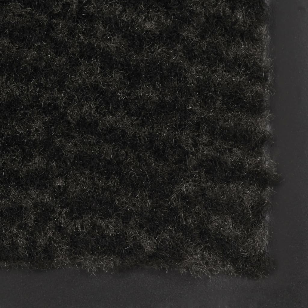 Dirt Trapper Mat Rectangular Tufted 80x120 cm Black