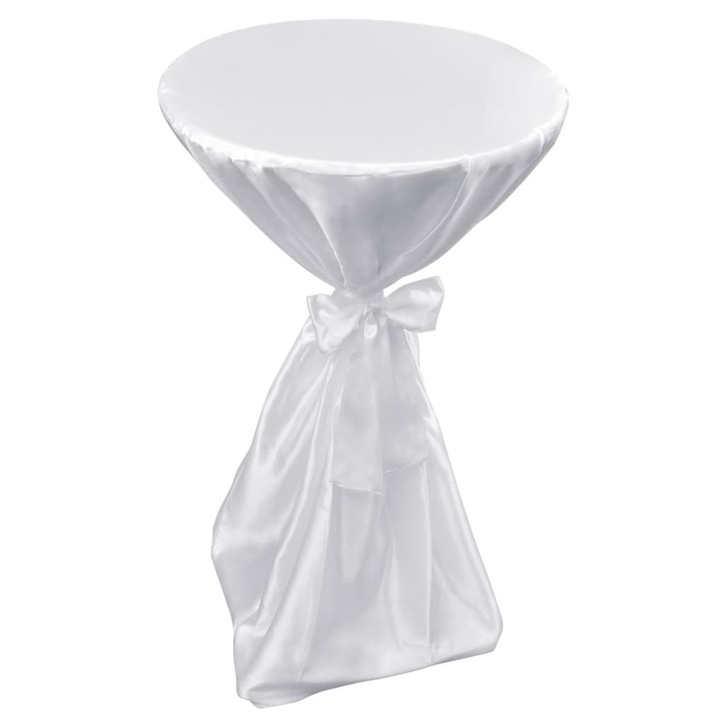 2 x Table Cover Bar Table Cover white 80 cm