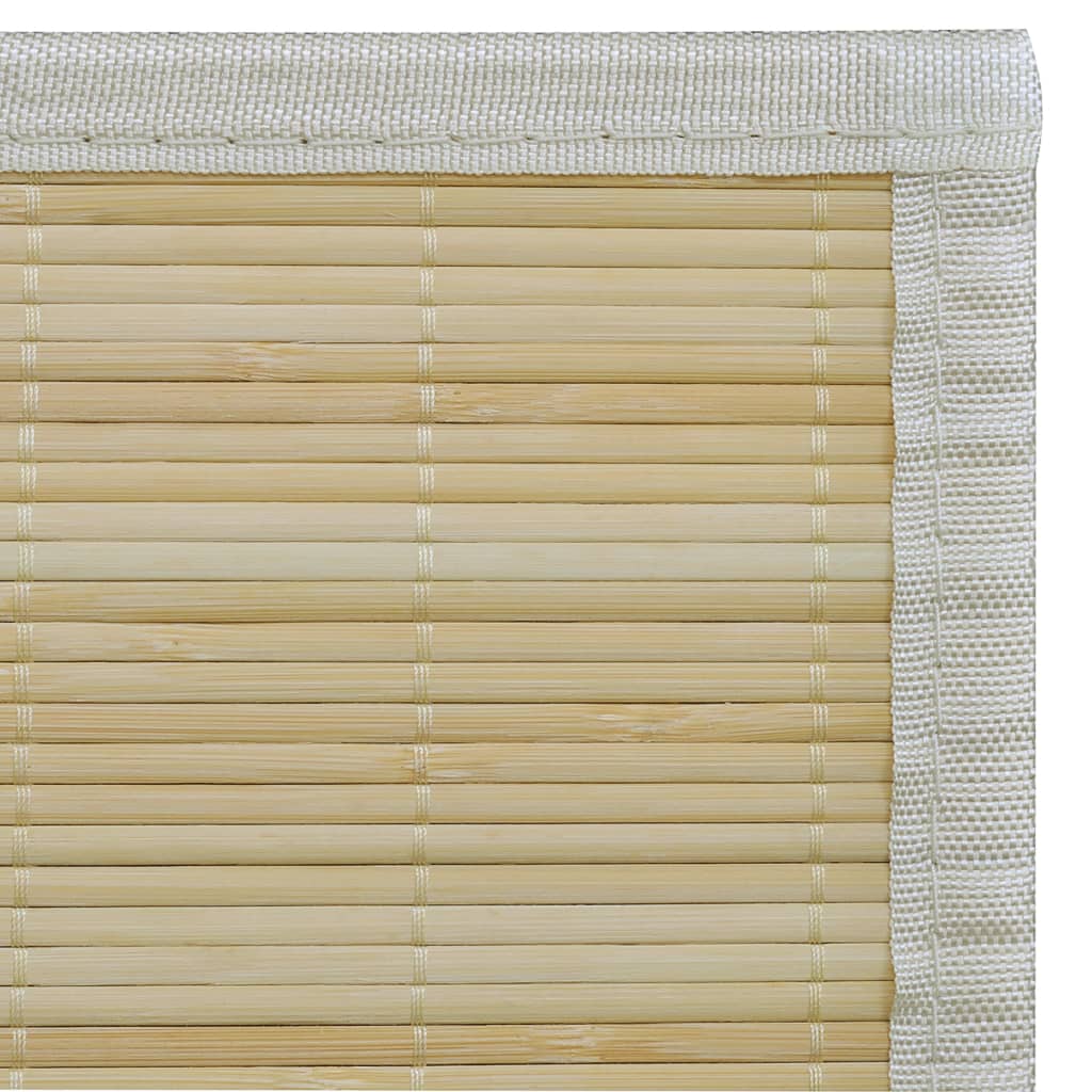 Carpet Bamboo Natural Rectangular 150x200 cm