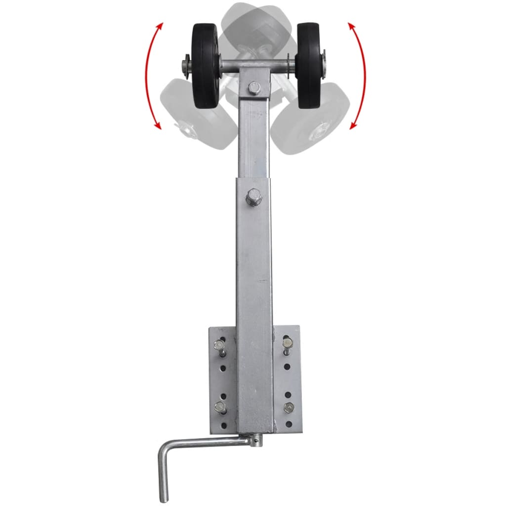 Jeu de 2 supports double rouleau pour remorque de bateau 59-84 cm