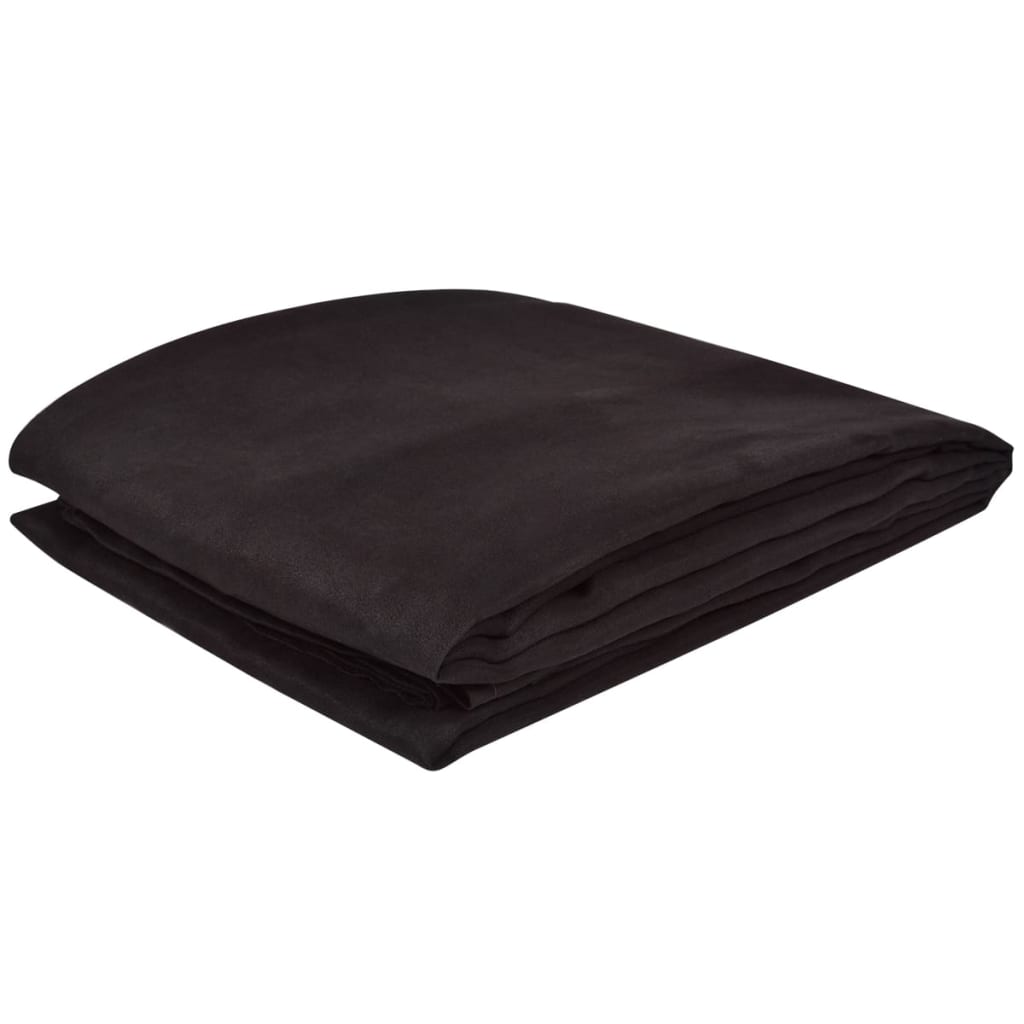 Micro-Suede Sofa Throw Blanket Brown 210 x 280 cm