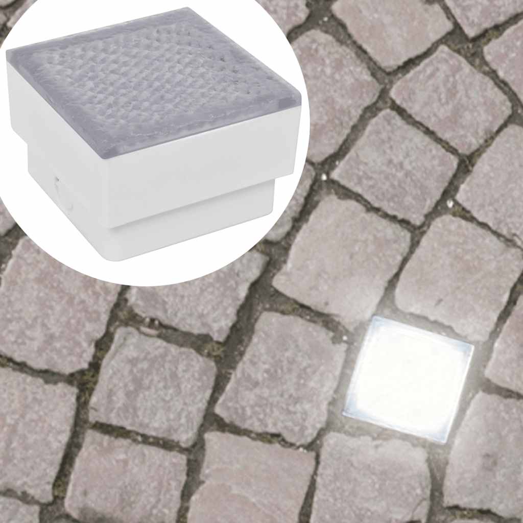 LED Outdoor Ground Lights 6 pcs. 100x100x68 mm