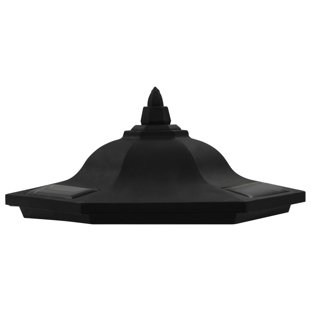 Lampes solaires d'extérieur 6 pcs. LED Noir