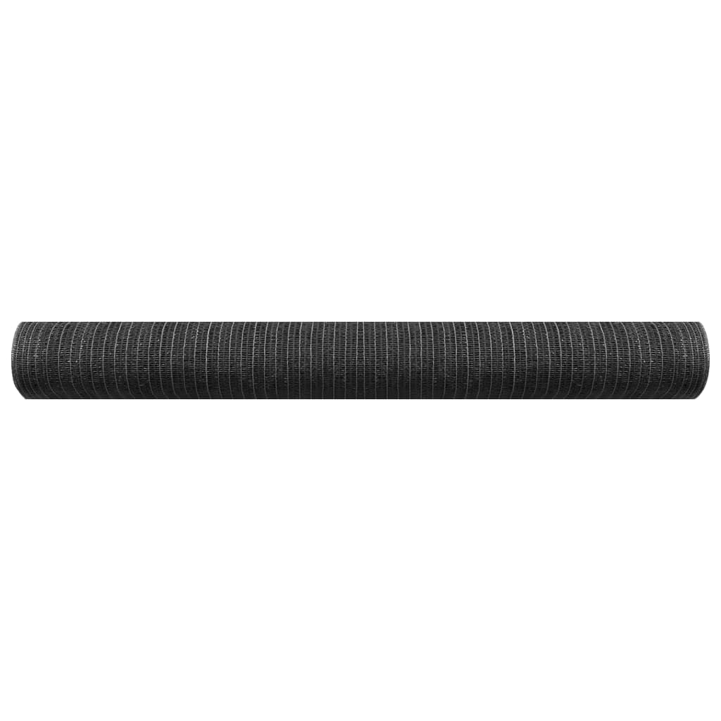 Zaunblende Anthrazit 1x50 m HDPE 195 g/m²