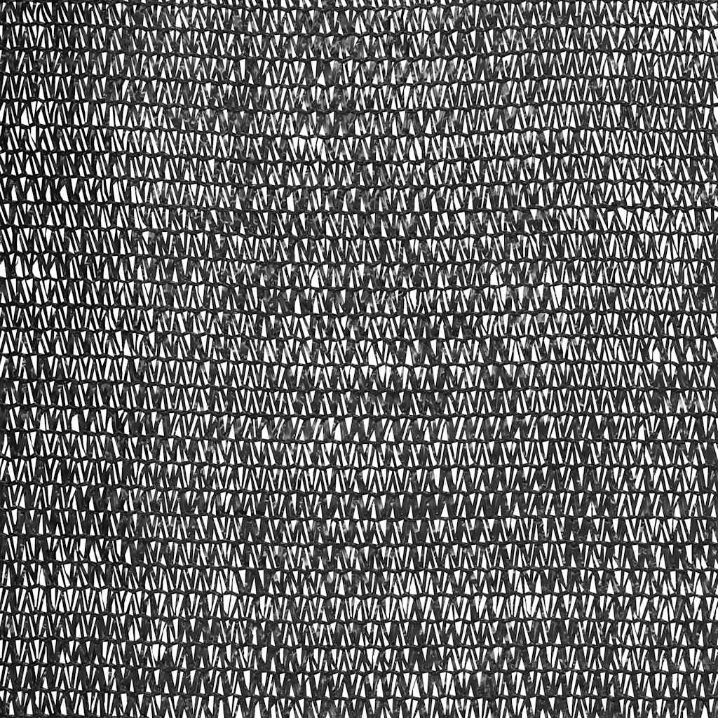 Zaunblende Schwarz 1,2x10 m HDPE 195 g/m²