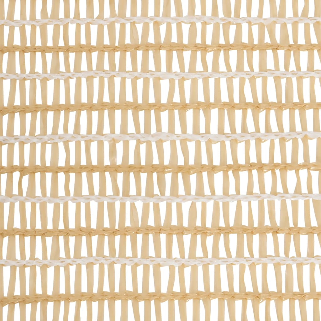 Zaunblende Beige 1x25 m HDPE 195 g/m²