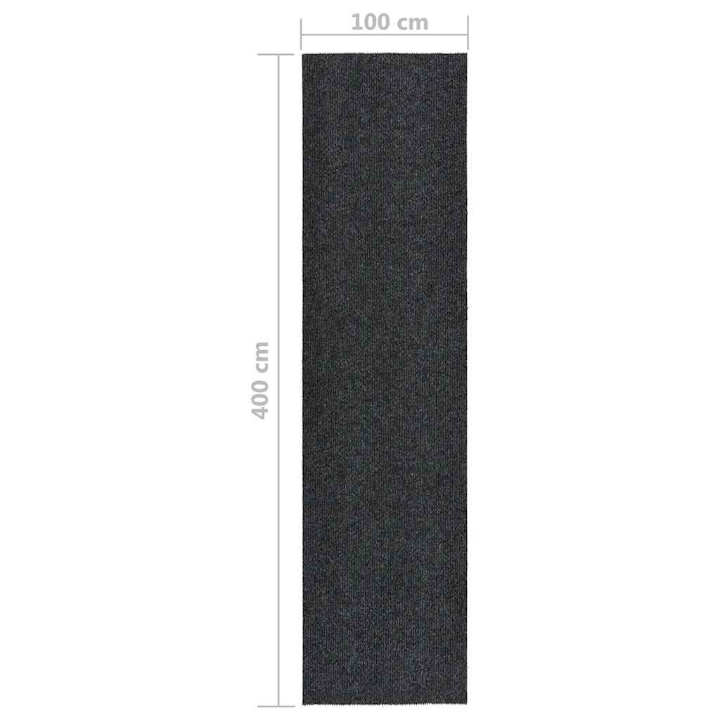 Tapis anti-salissures 100x400 cm Anthracite