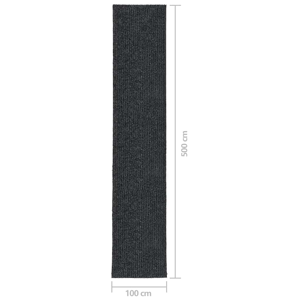 Tapis anti-salissures anthracite 100x500 cm