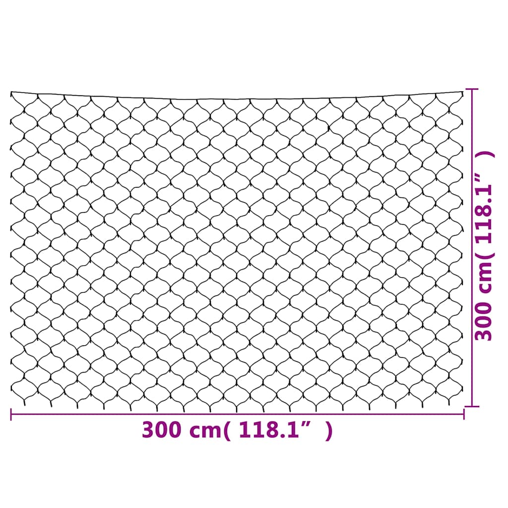 LED Light Net Blue 3x3 m 306 LEDs Indoor Outdoor