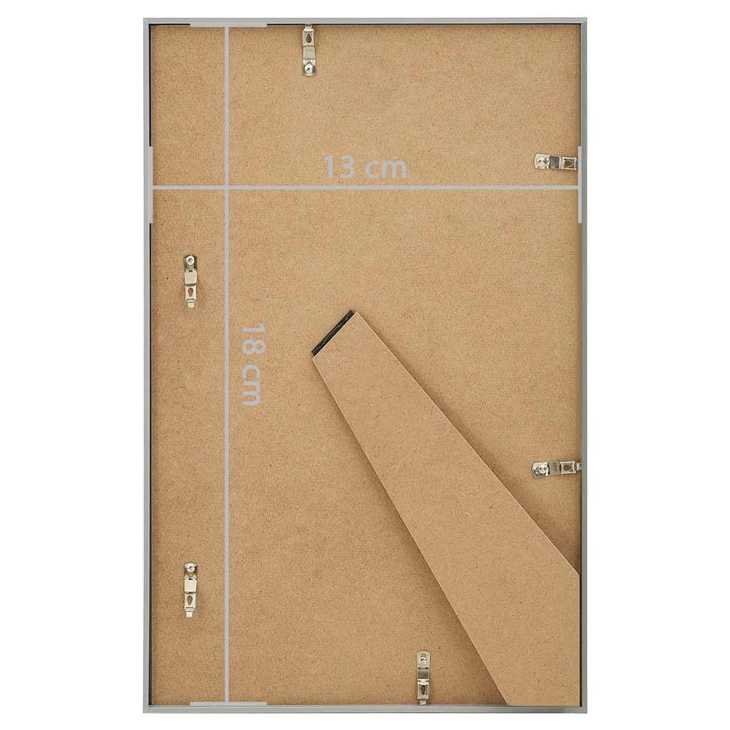 Picture Frame Collage 3 pcs. for table Silver 13x18 cm MDF