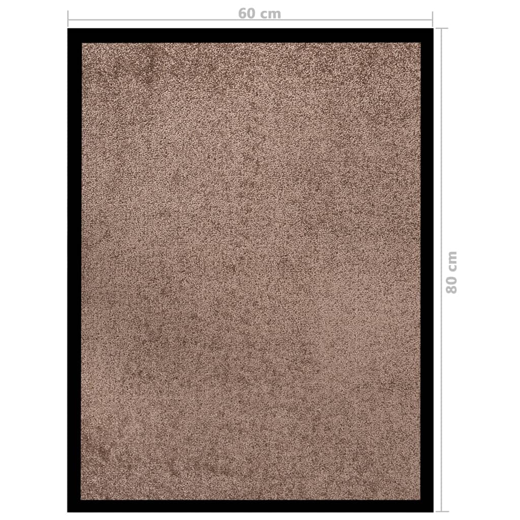 Paillasson marron 60x80 cm