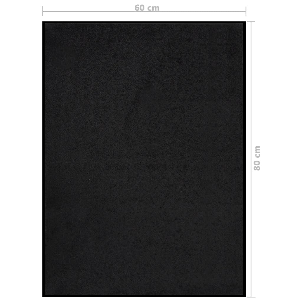 Paillasson 60x80 cm Noir