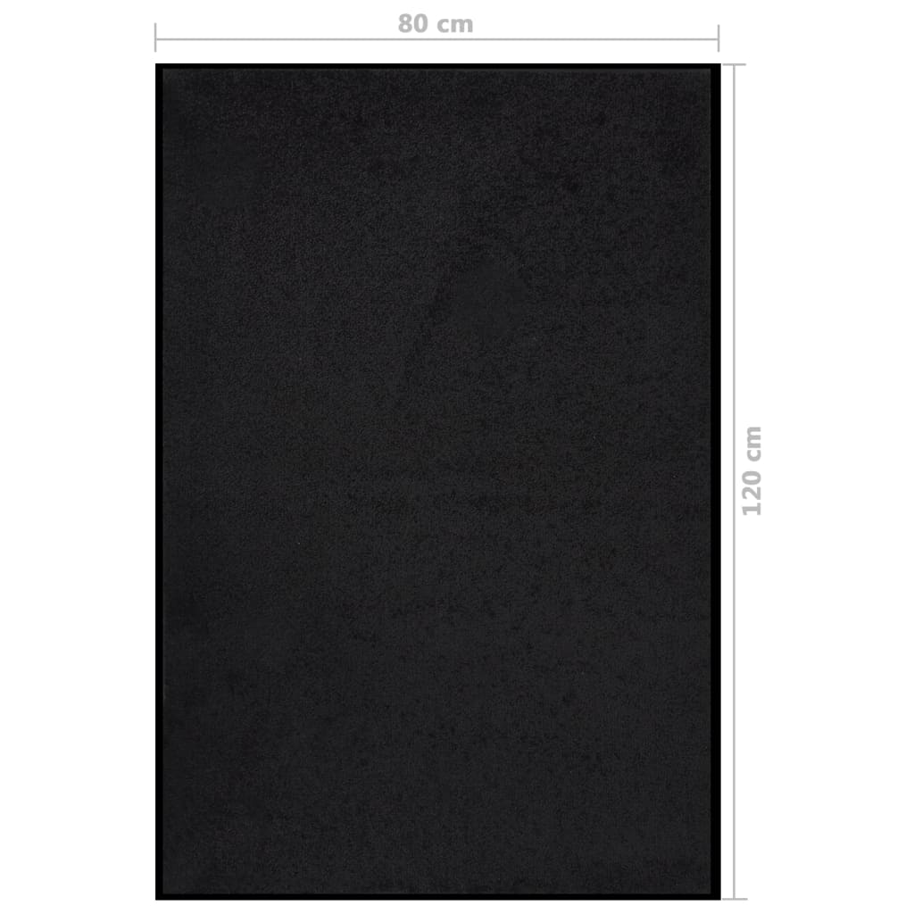 Paillasson 80x120 cm Noir