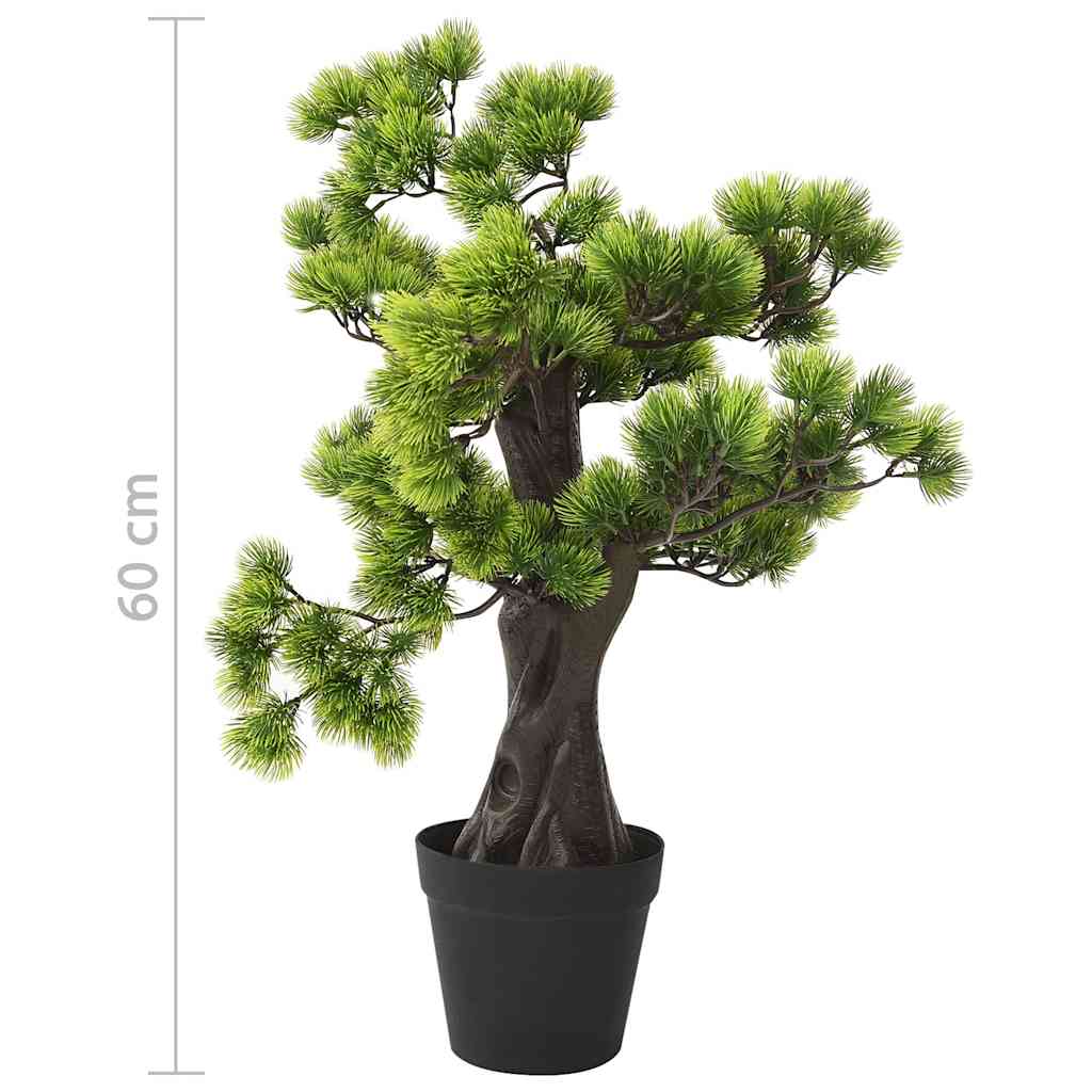 Artificial Bonsai Pinus with Pot 60 cm Green