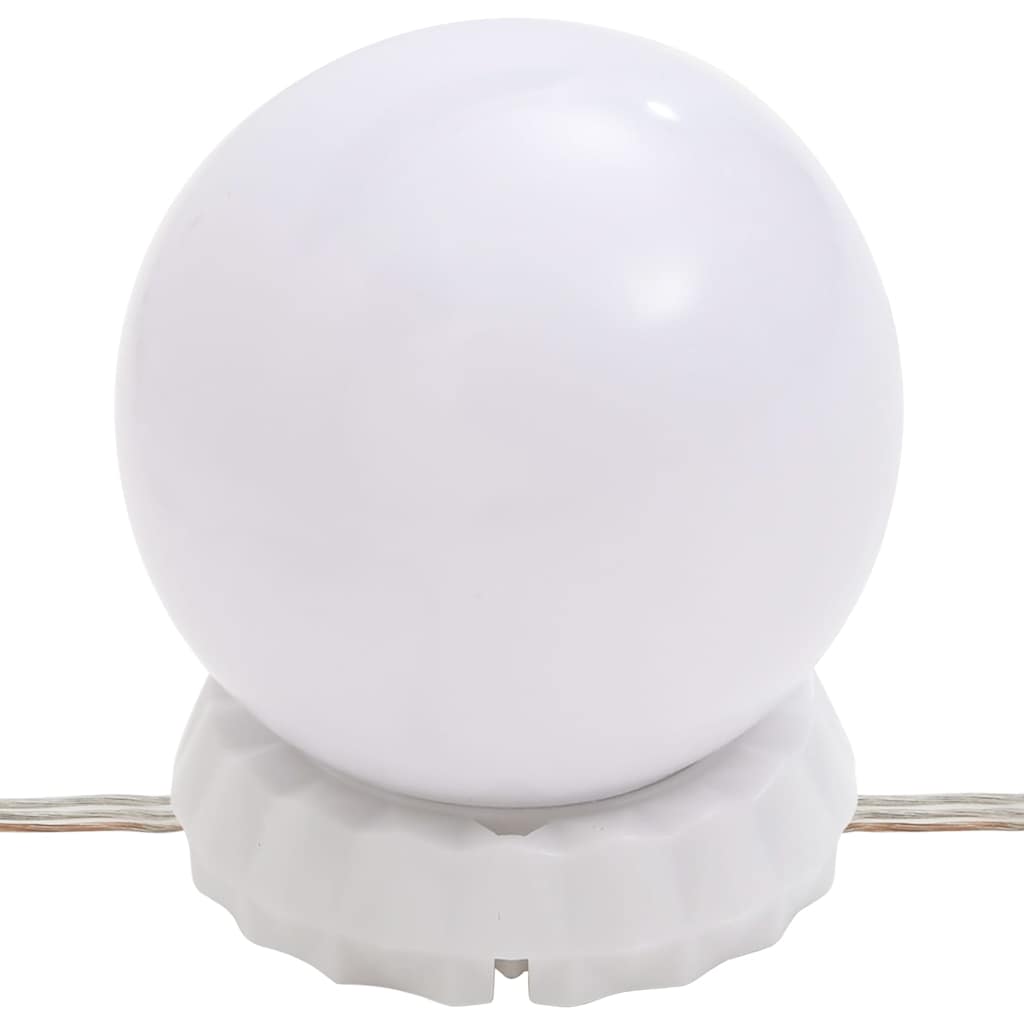 Round Wall Mirror with LED Lighting Glass