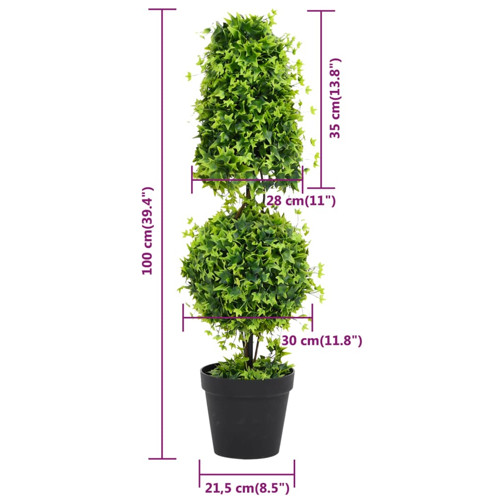 Artificial Boxwood with Pot Green 100 cm