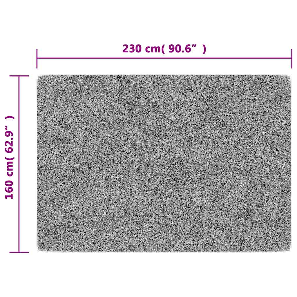 Tapis lavable noir et doré 160x230 cm antidérapant