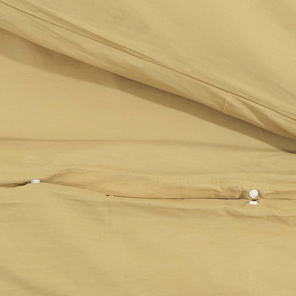 Parure de lit Taupe 135x200 cm Microfibre légère