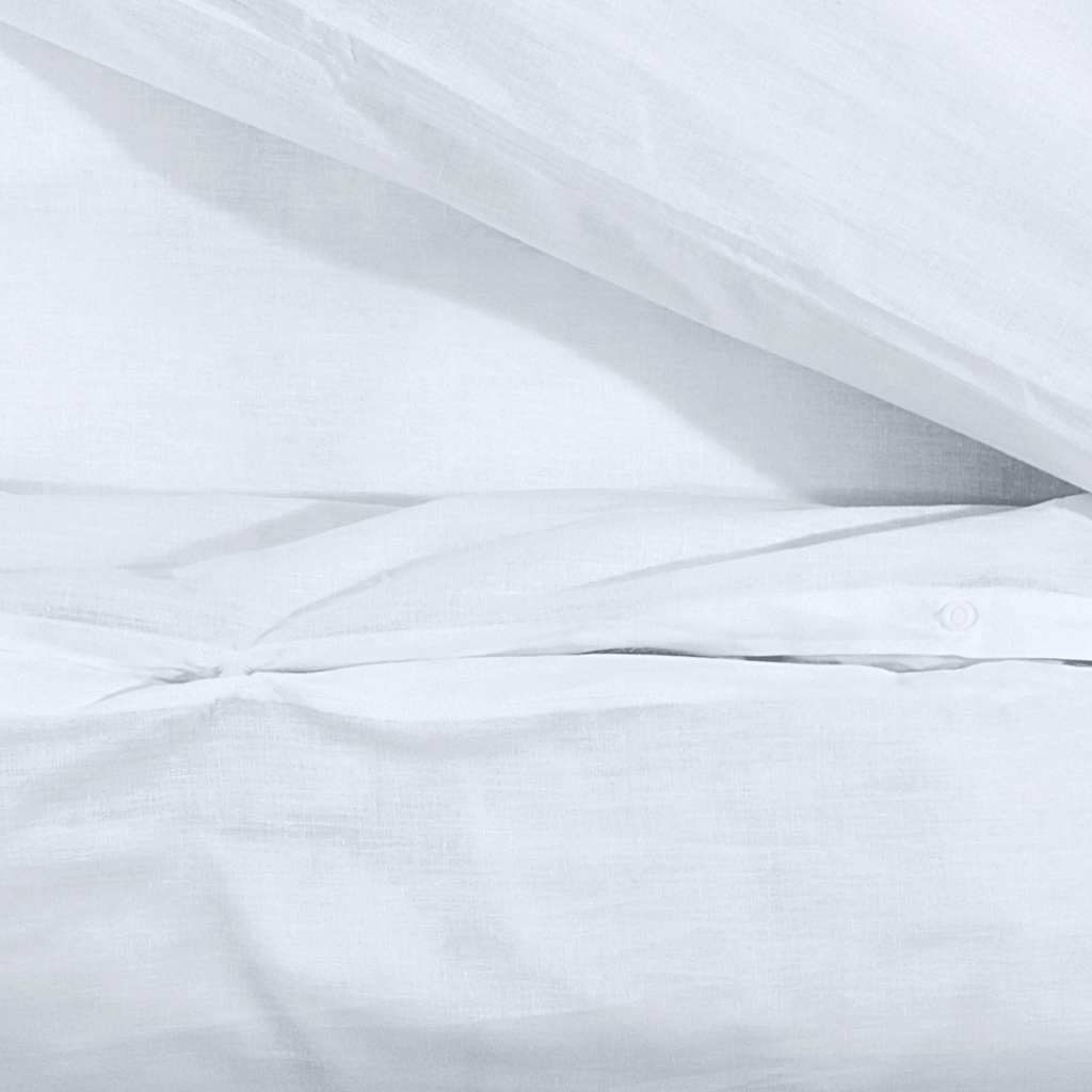 Bed Linen Set White 260x240 cm Cotton