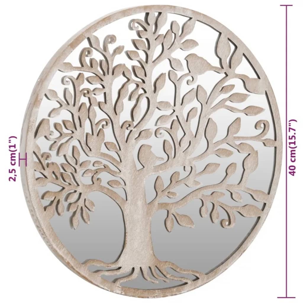 Garden Mirror Sand 40x2.5 cm Iron Round