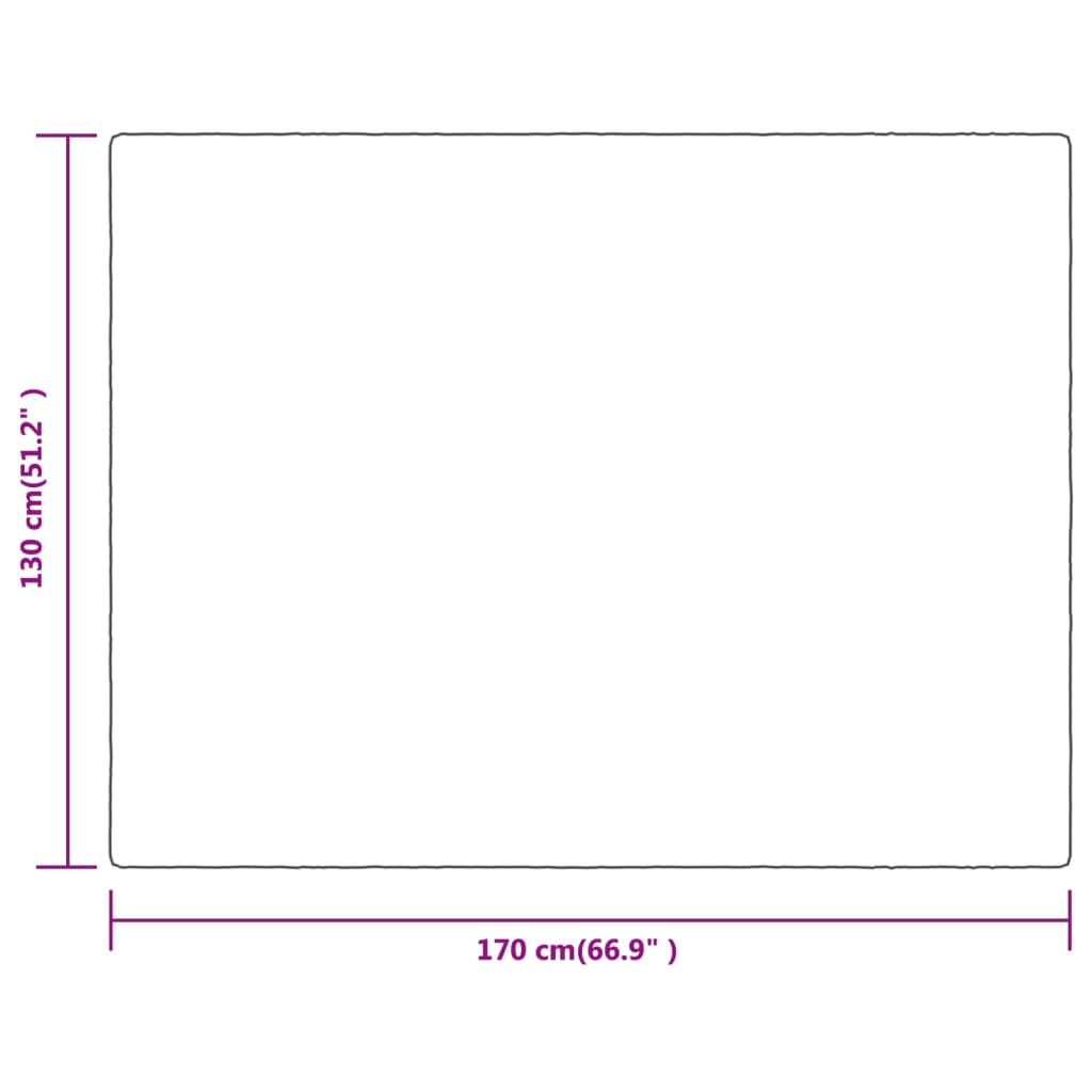Couverture Jaune 130x170 cm Polyester