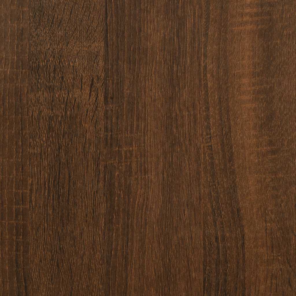 Monitorständer Braun Eichen-Optik 100x24x13 cm Holzwerkstoff