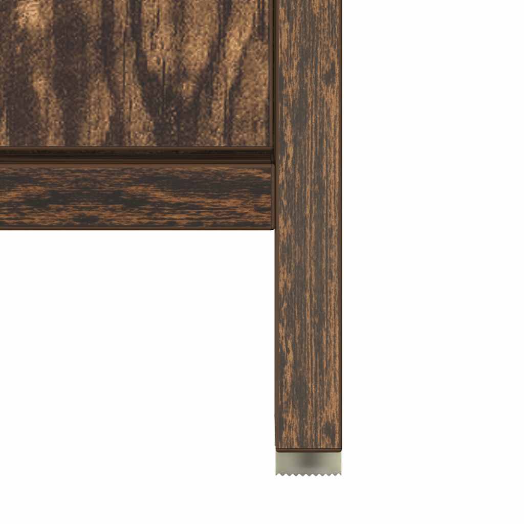 Badschrank Räuchereiche 60x33x61 cm Holzwerkstoff