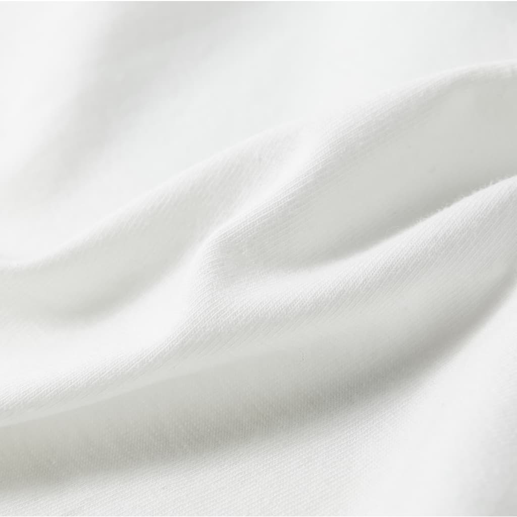 Kids' Ruffle Sleeve T-Shirt White 116