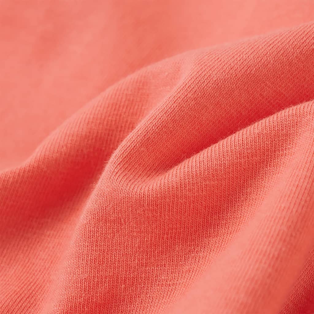 Kids' Short-Sleeve T-Shirt Coral Pink 104