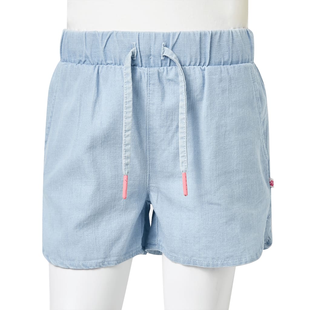 Short pour enfant bleu jean clair 140