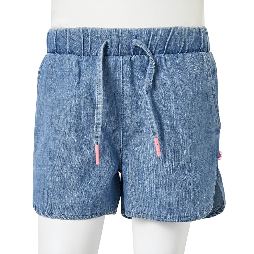 Kids Shorts Denim Blue 140