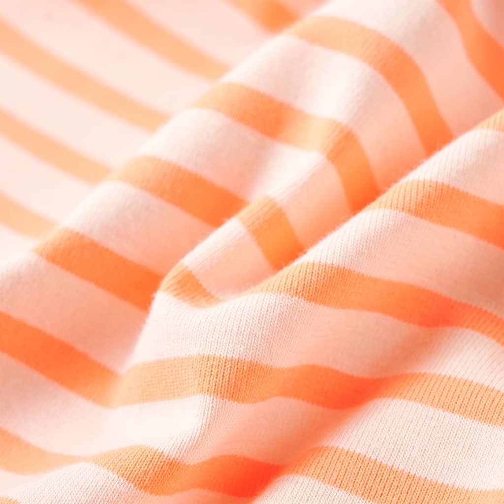 T-shirt enfant orange fluo 128