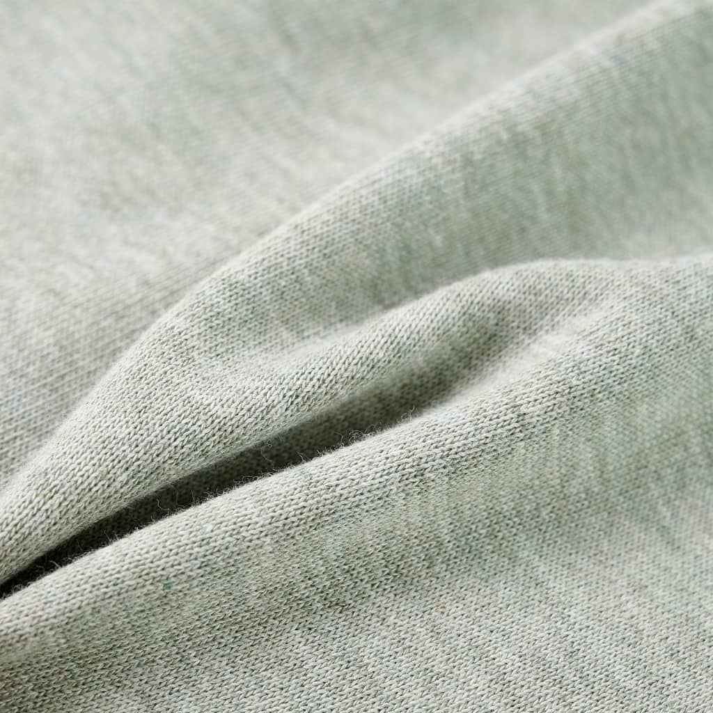 Sweat-shirt à capuche zippé pour enfant Mélange kaki clair 104