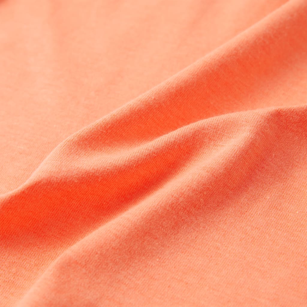 T-shirt enfant orange fluo 128