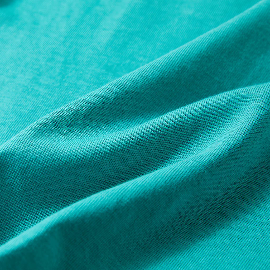 Kids' Short Sleeve T-Shirt Dark Mint Green 140