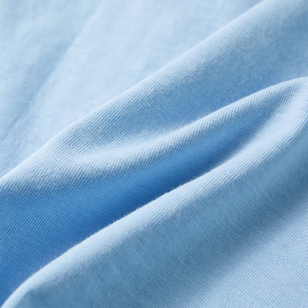 Kids' Short-Sleeved T-Shirt Light Blue 104