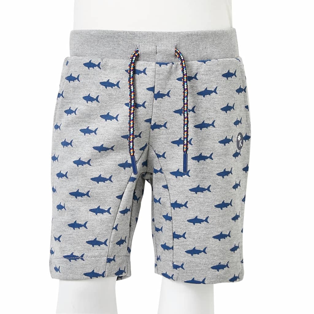 Kindershorts mit Kordelzug Hellkhaki Melange 116