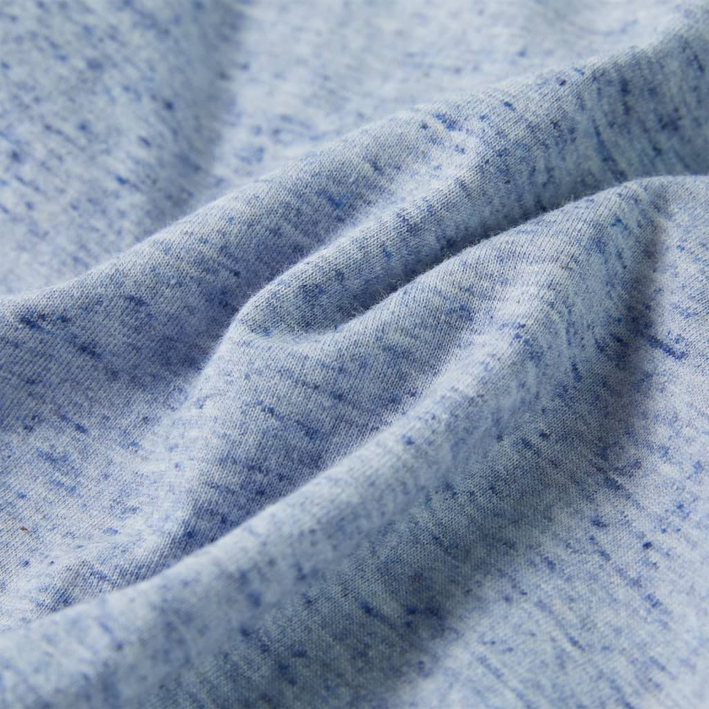 Débardeur enfant bleu chiné 104