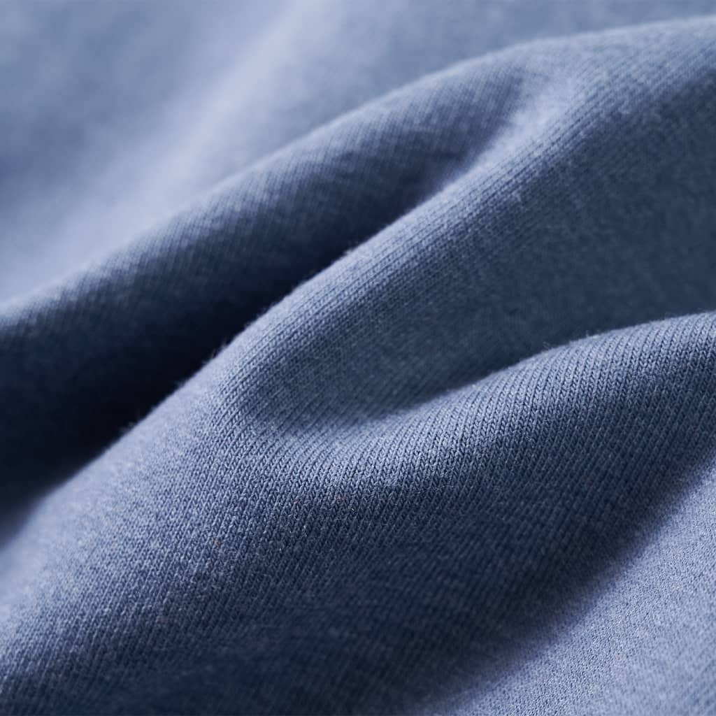 Kids' Hoodie Blue Melange 128