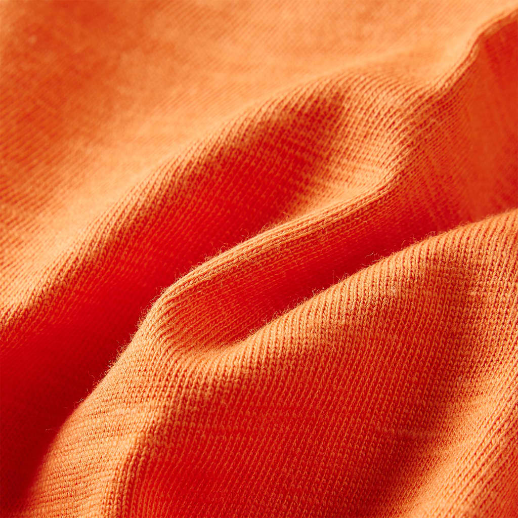 T-shirt à manches longues enfant orange foncé 116