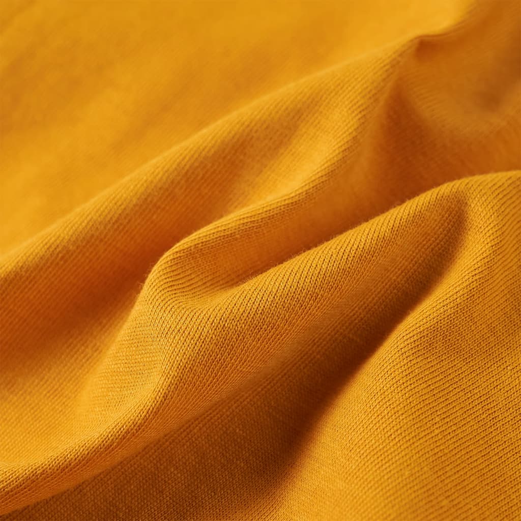 Kids' Long-Sleeve Shirt Ochre 128