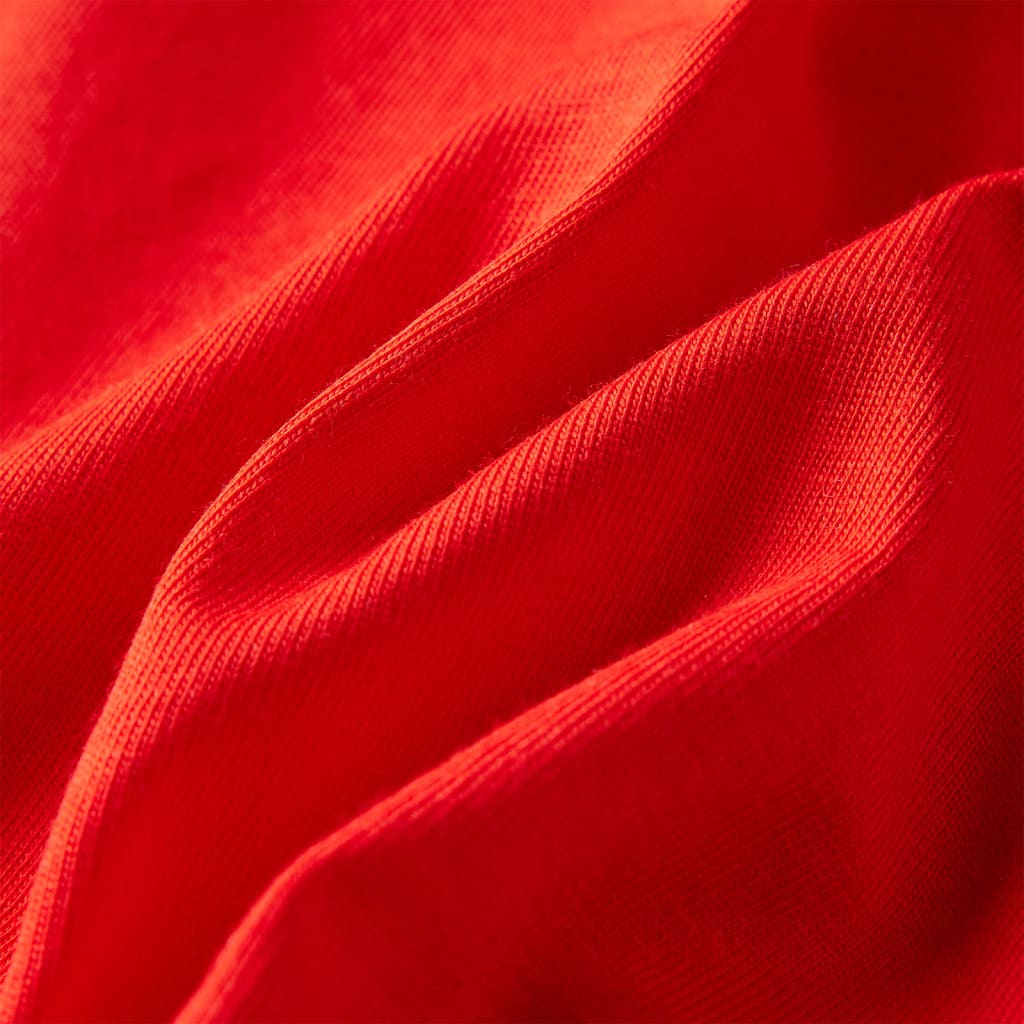 T-shirt manches longues enfant rouge 104