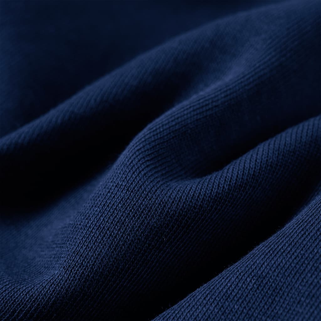 Sweat à capuche enfant bleu marine 116