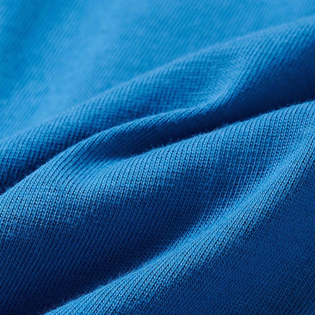 T-shirt manches longues enfant bleu pétrole 104