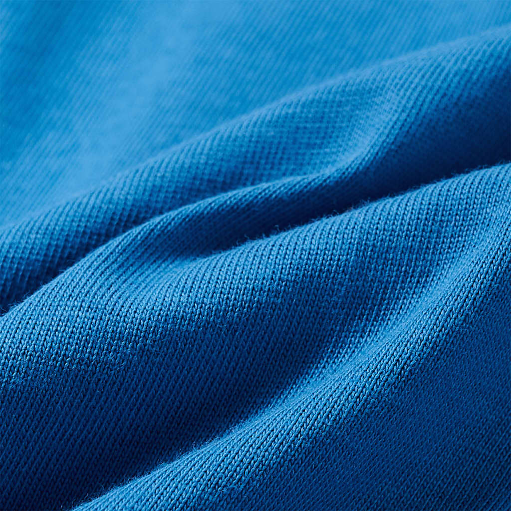 T-shirt manches longues enfant bleu pétrole 116