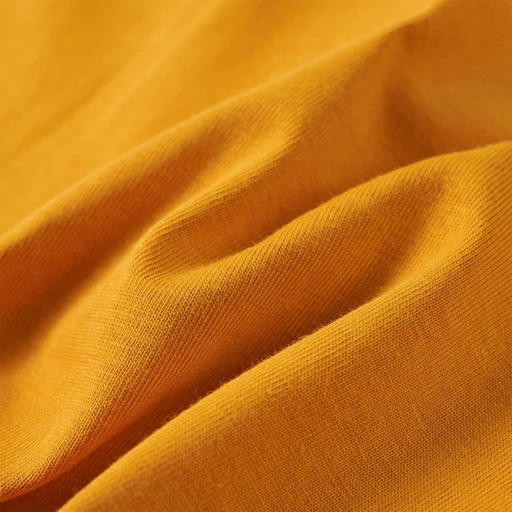 Kids' Long-Sleeve Shirt Ochre 104