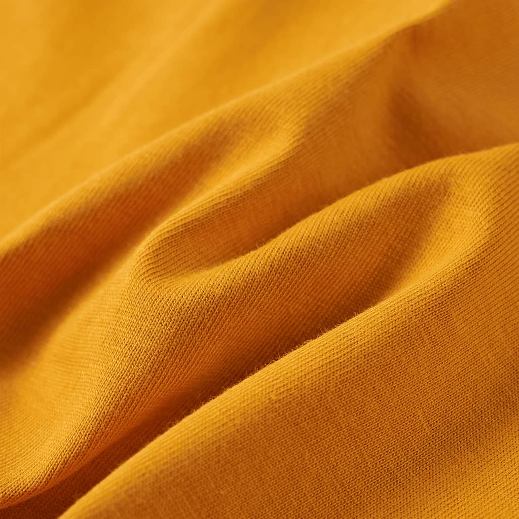 Kids' Long-Sleeve Shirt Ochre 128