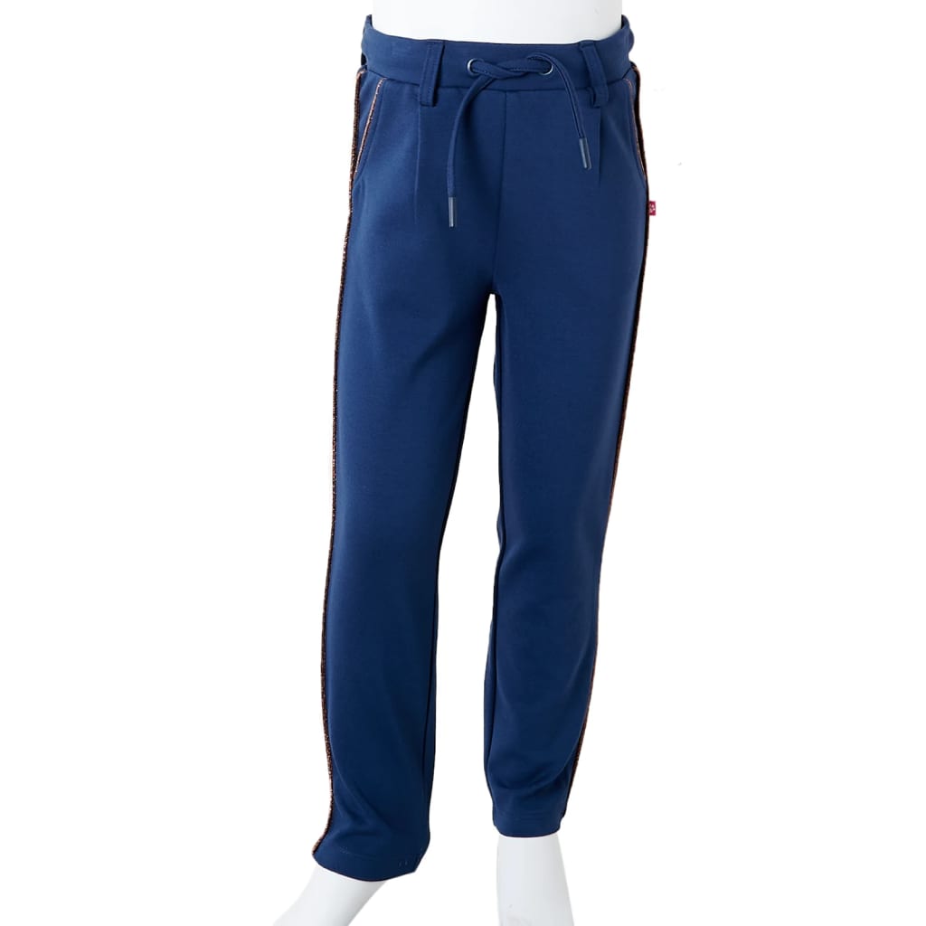 Kids' Drawstring Trousers Navy 104
